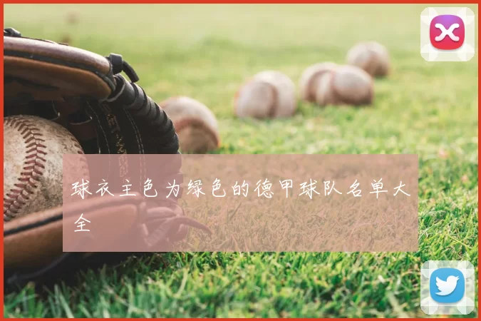球衣主色为绿色的德甲球队名单大全