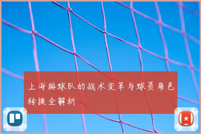 上海排球队的战术变革与球员角色转换全解析