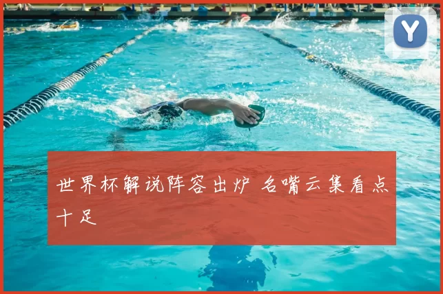 世界杯解说阵容出炉 名嘴云集看点十足