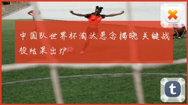 中国队世界杯淘汰悬念揭晓 关键战役结果出炉